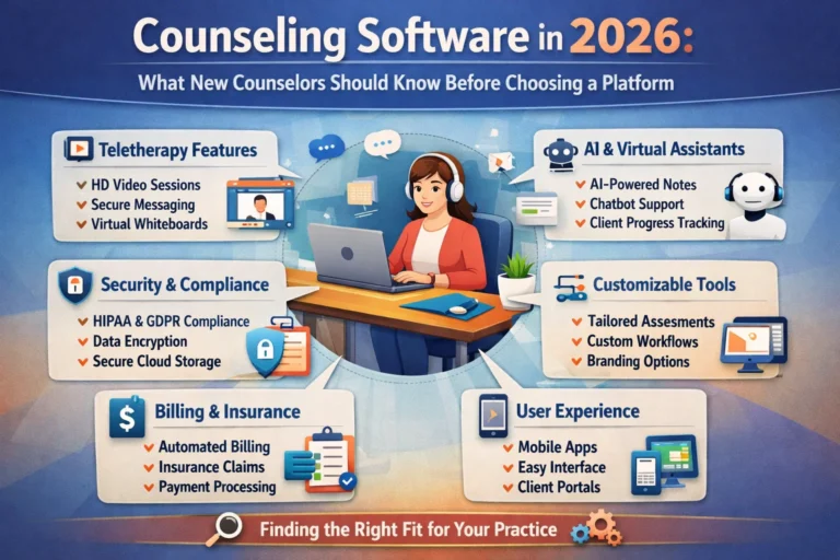 Counseling Software in 2026: What New Counselors Should Know Before Choosing a Platform